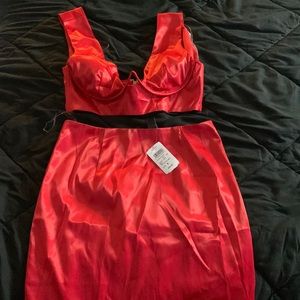 Sexy Red two piece Small